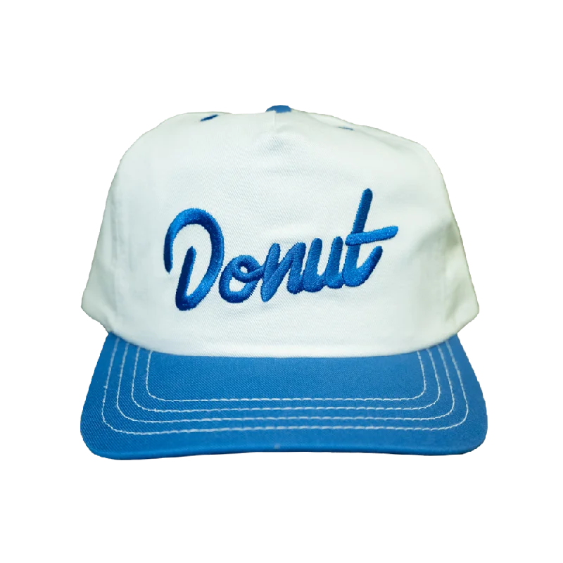 Donut Logo Hat - White/Royal