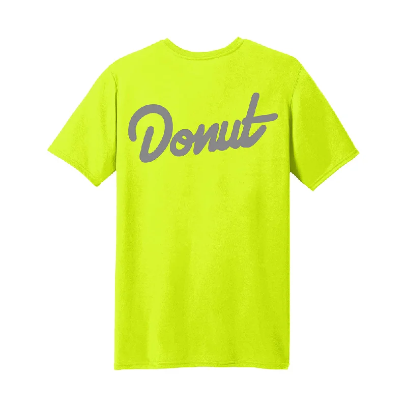 Donut T-Shirt - Safety Green