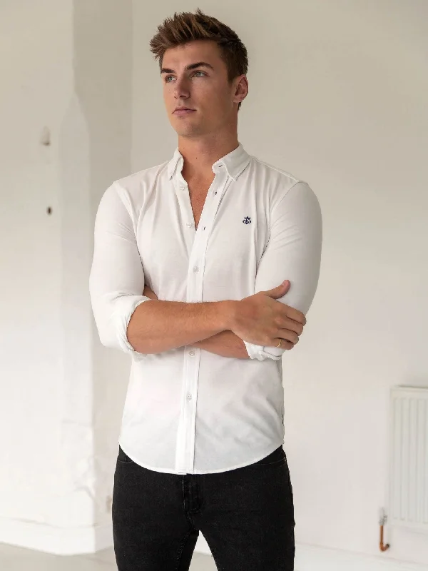 Arlo Soft Stretch Shirt - White