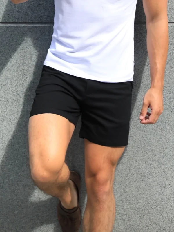 Sanremo Chino Shorts - Black