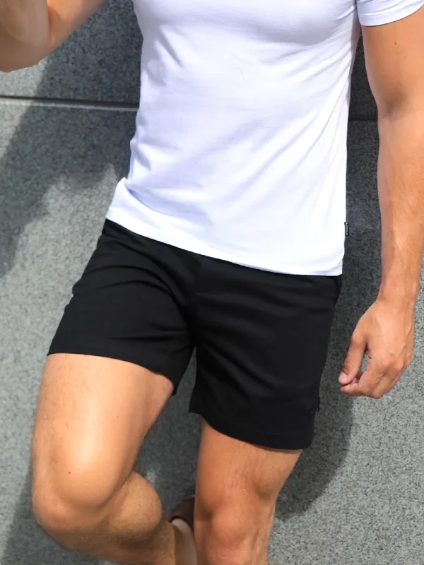 Sanremo Chino Shorts - Black