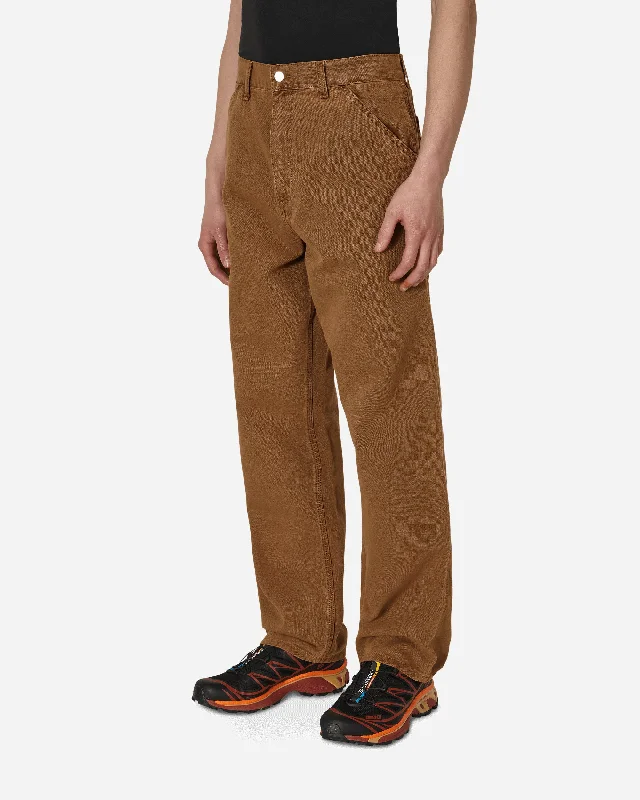 Single Knee Pants Brown