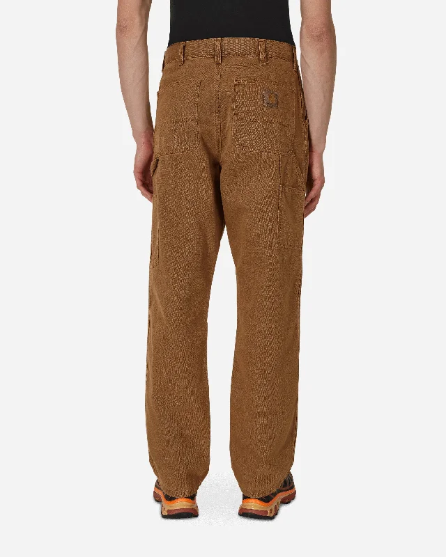 Single Knee Pants Brown