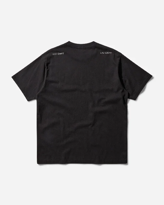 Washed Pixel Flame T-Shirt Black