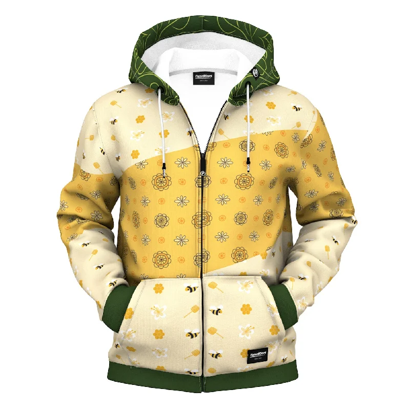 Honey Zip Up Hoodie