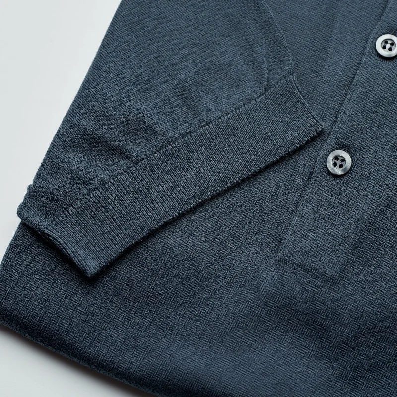 John Smedley Sea Island Cotton Granite Polo Shirt