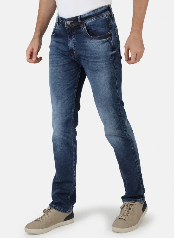 Men Blue Regular Fit Denim