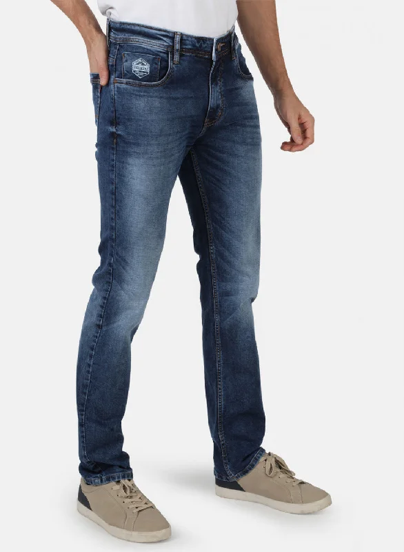 Men Blue Regular Fit Denim