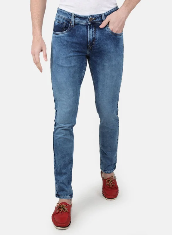 Men Blue Regular Fit Denim