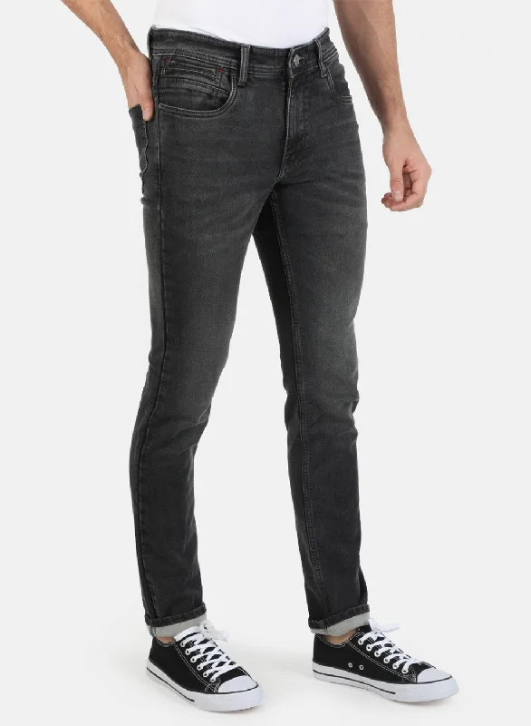 Men Grey Skinny Fit Denim