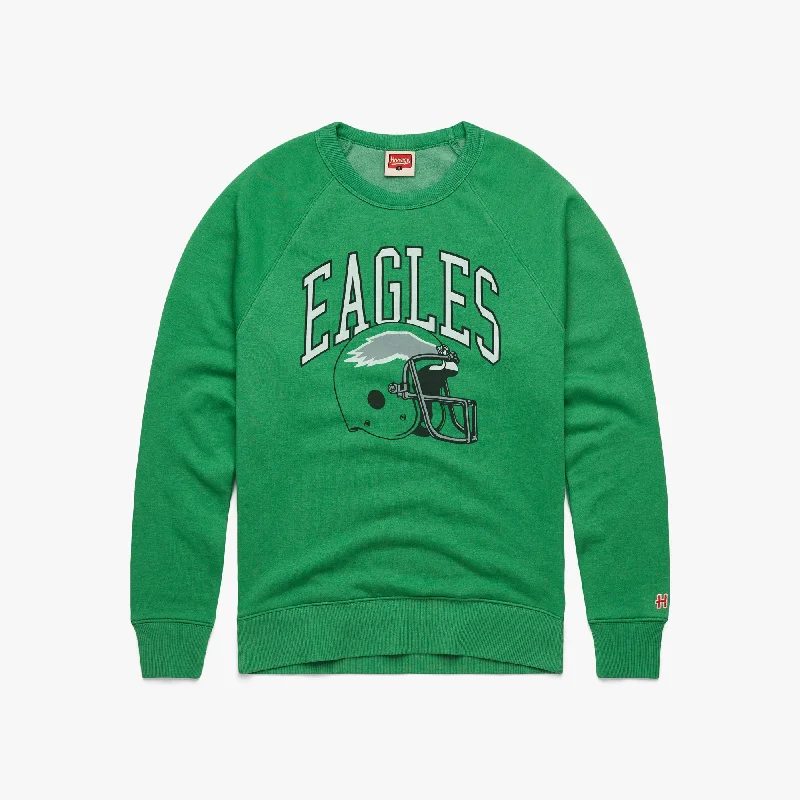 Philadelphia Eagles Helmet Retro Crewneck