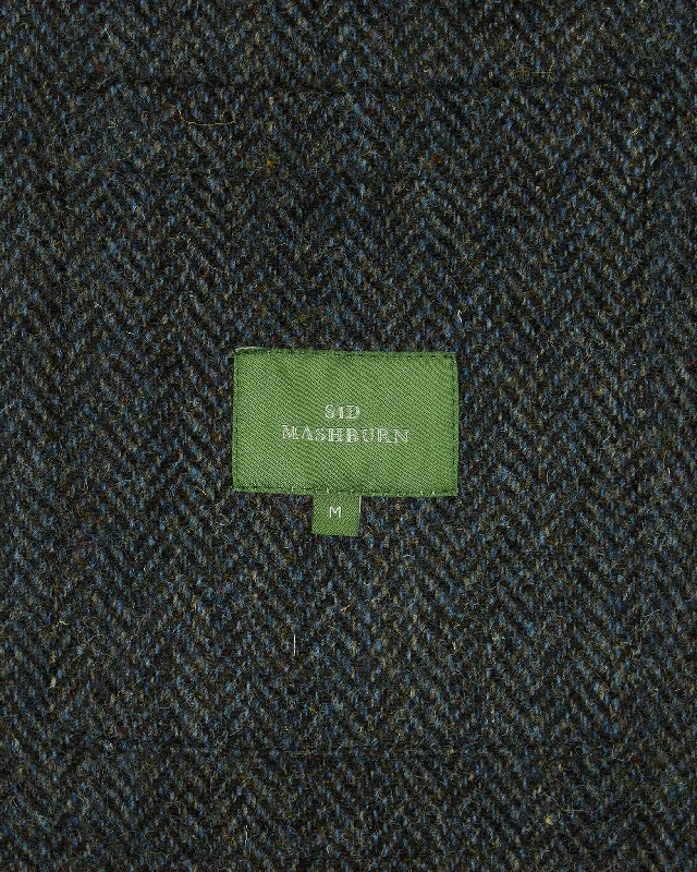 Chore Jacket in Loch Herringbone Harris Tweed