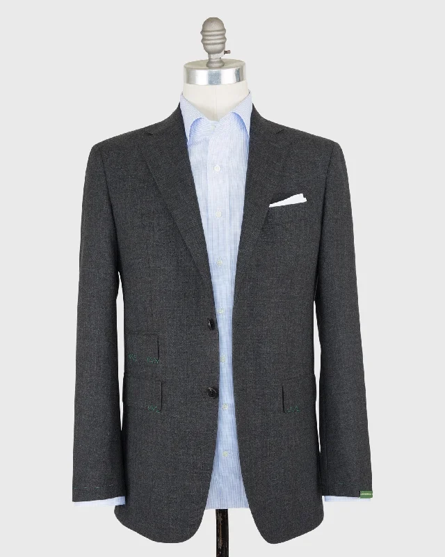 Kincaid No. 3 Suit in Charcoal High-Twist