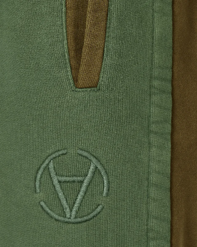 Panel Sweatpants Green / Brown