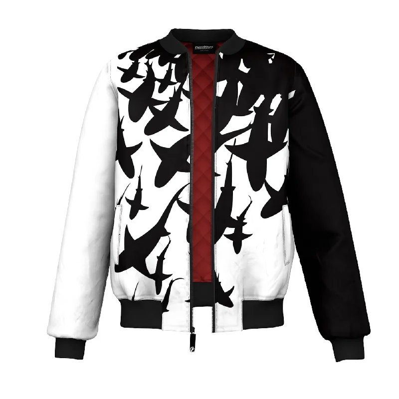 Swarm Of Sharks Bomber Jacket