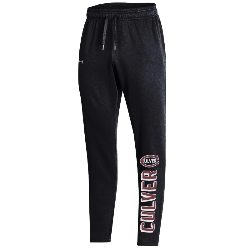 UA Rival Open Bottom Pant - Black