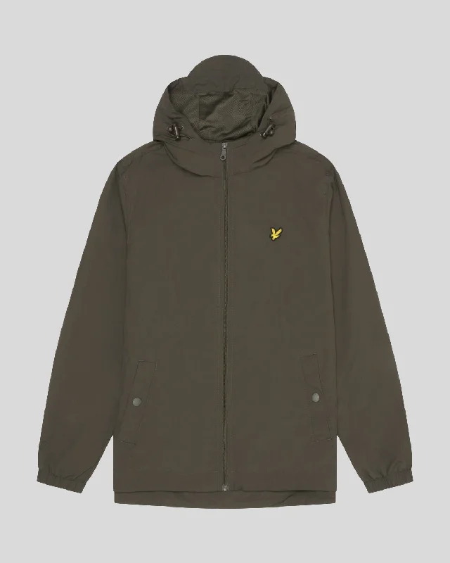 Zip Through Hooded Jacket