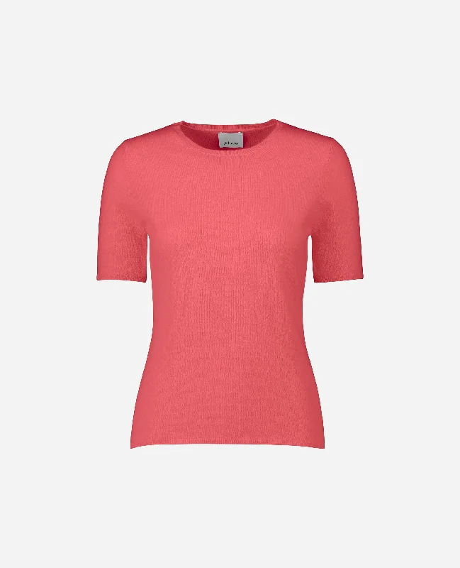 Rundhals Pullover aus Cashmere in Rose