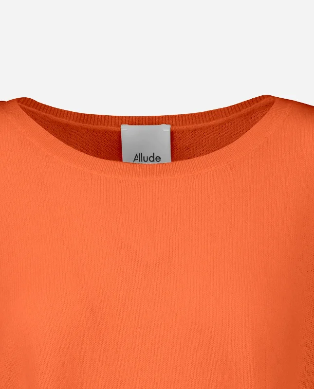 U-Boot Pullover aus Cashmere in Orange