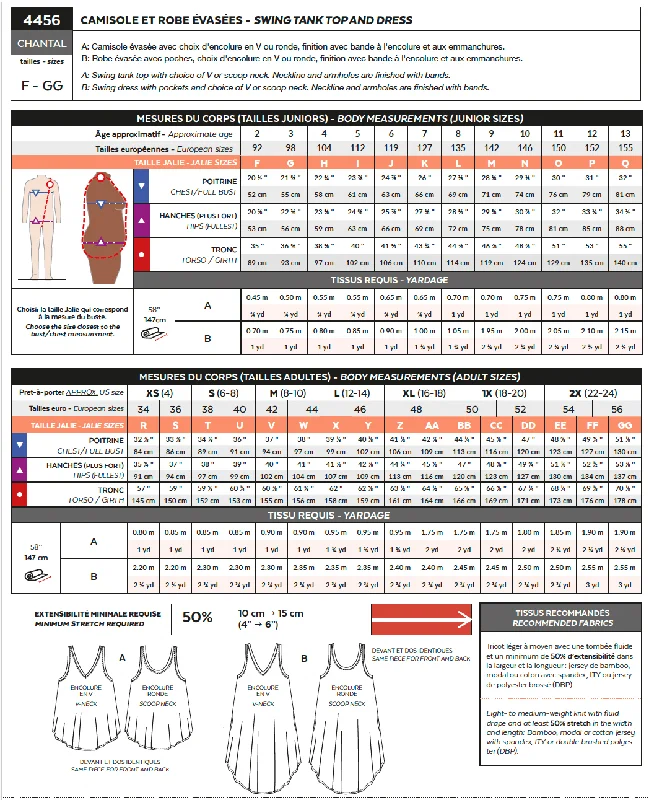 PDF Pattern / F-GG (kids 2 to adults 2X)