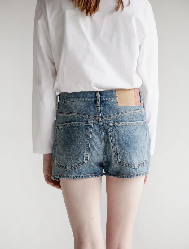 Ren Shorts Mid Blue Trash