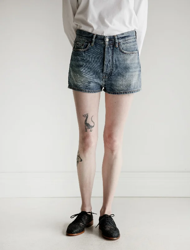 Ren Shorts Mid Blue Trash