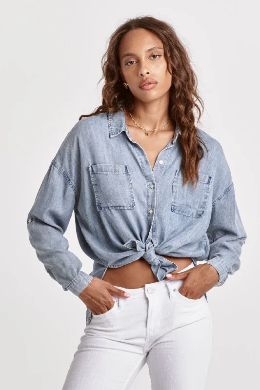 Ariana Denim Top