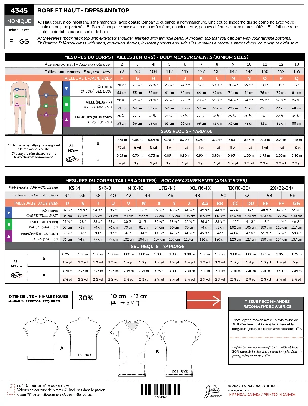 PDF Pattern / F-GG (kids 2 to adults 2X)