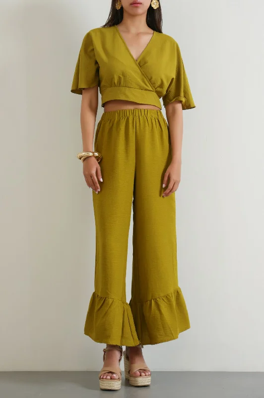 RESORT FLARED PANTS