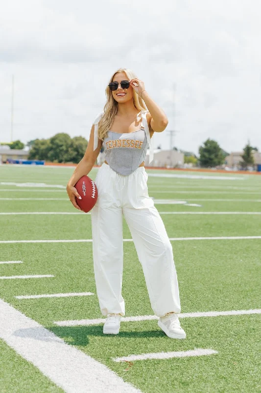 Tennessee Sleeveless Satin Bow Top