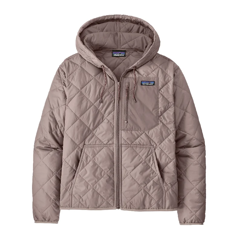 Women's Diamond Quilted Bomber Hoody