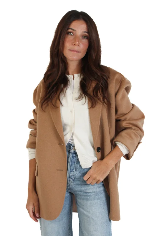 Camel Ennis Wool Blazer