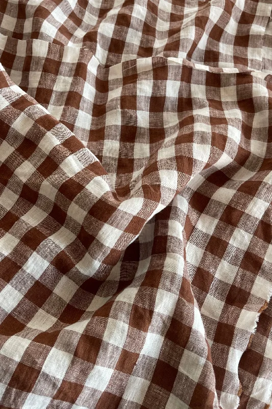 XS / Mocha Gingham