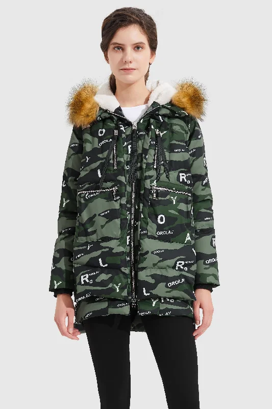 Camo Thickened Down Jacket