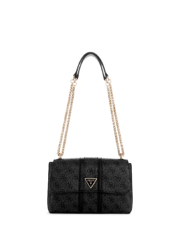 Black Logo Noreen Crossbody Bag