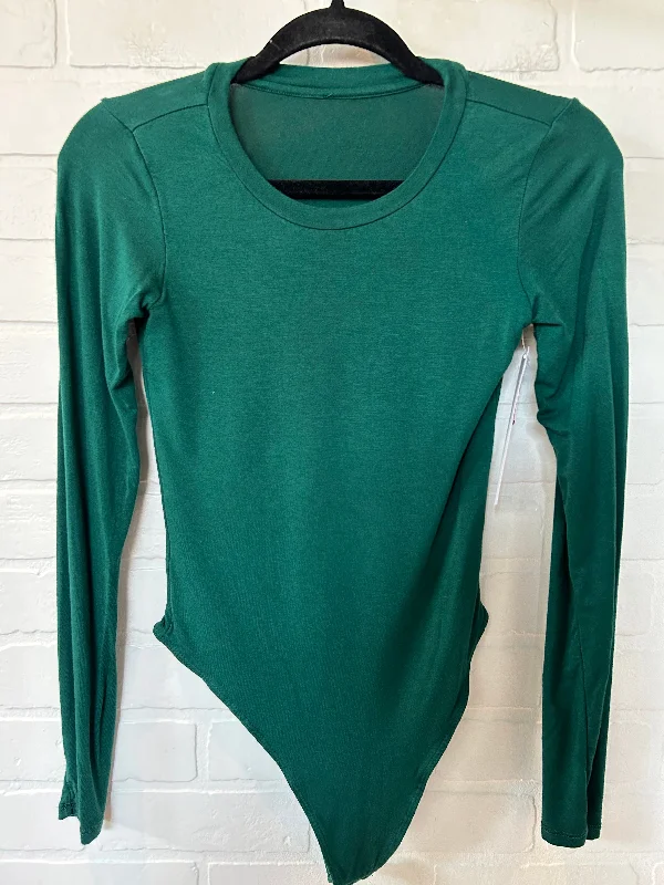 Green Bodysuit Clothes Mentor, Size S