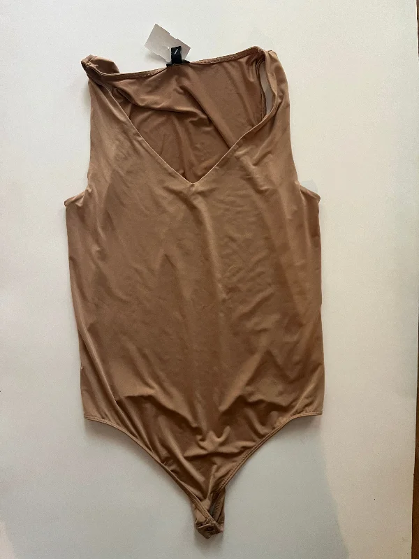 Tan Bodysuit Express, Size L